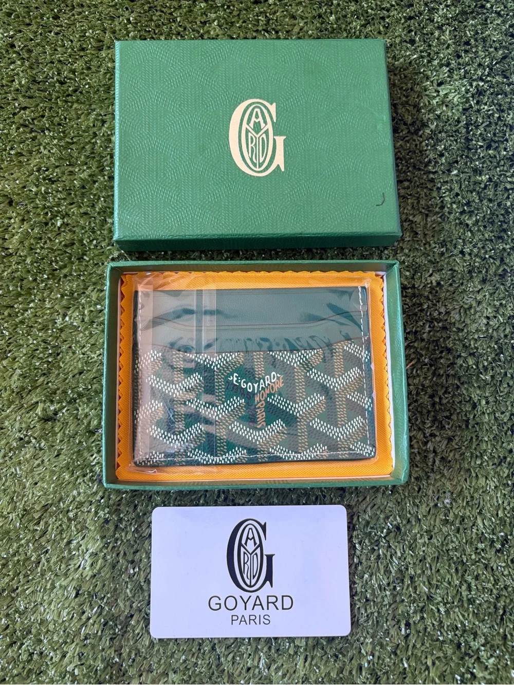 Goyard Green Card Holder